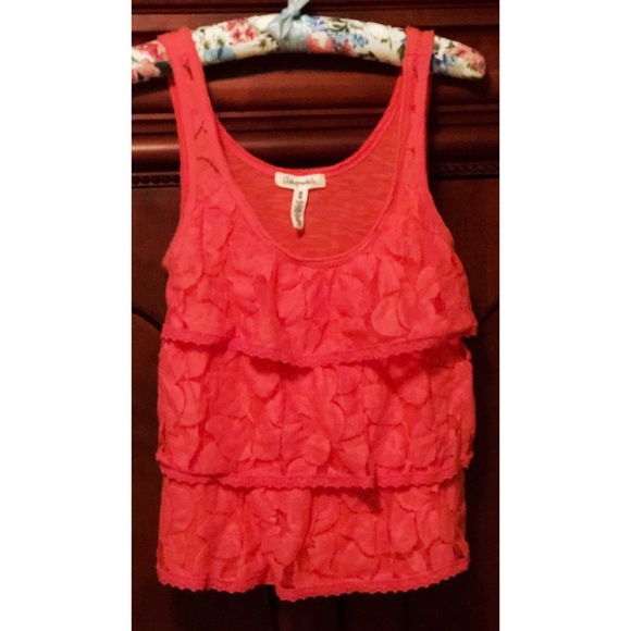 Aeropostale Tops - Aeropostale ruffled layered crop top